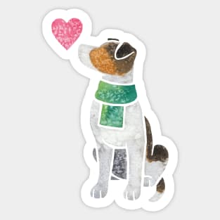 Parson Russell Terrier watercolour Sticker